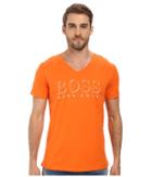 Boss Hugo Boss Short Sleeve V-neck Bm 10144 Boss Logo Spf Tee