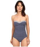 Tommy Bahama - Paisley Bandeau Cup One-piece