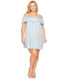 B Collection By Bobeau Curvy - Plus Size Rosie Off Shoulder Flounce Dress