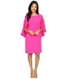 Christin Michaels - Britti Chiffon Sleeve Dress