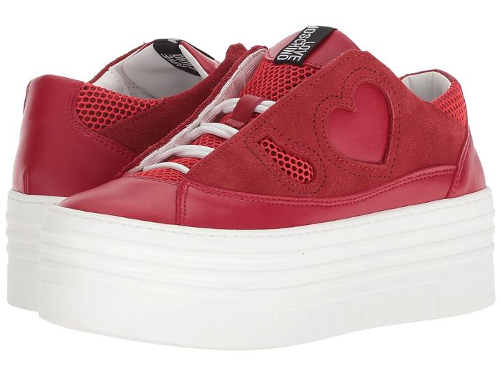 Love Moschino - Suede Platform Sneaker