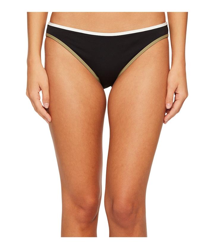 Vince Camuto - Sun Block Solids Contrast Binding Reversible Bikini Bottoms