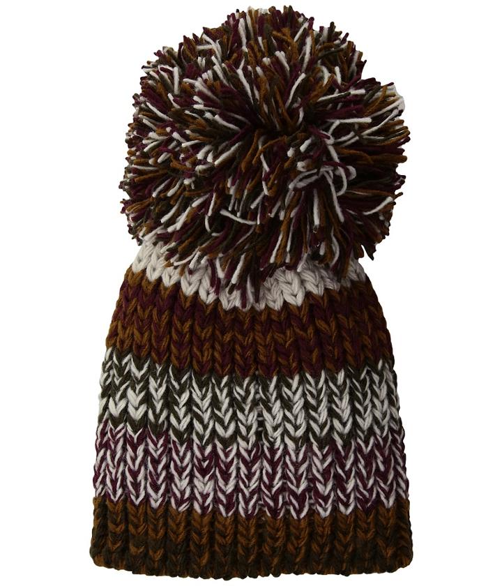 Bcbgmaxazria - Fringe Pom Pom Party Beanie