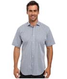 Thomas Dean &amp; Co. - Short Sleeve Woven Dobby Check