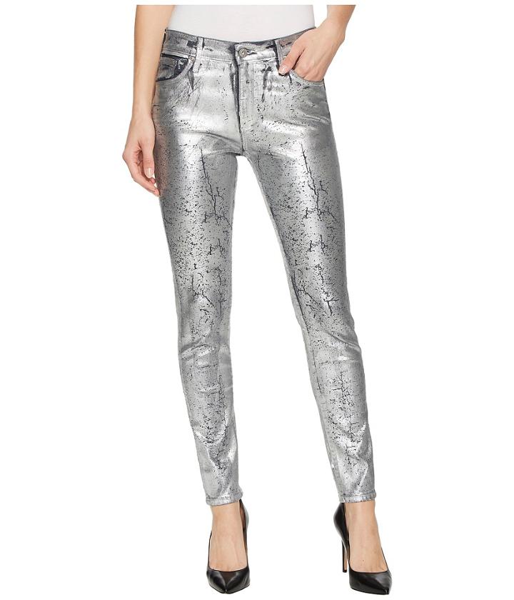 Ag Adriano Goldschmied - Farrah Skinny Ankle In Iced Silver