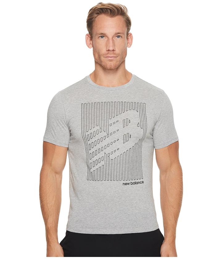 New Balance - Heather Tech Short Sleeve Nb Graphic