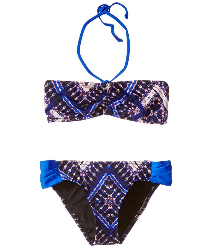 Hurley Kids - Tie-dye Bandeau Top Tunnel Bottom