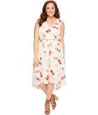 Lucky Brand - Plus Size Floral Printed Maxi Dress