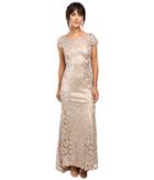 Calvin Klein - Short Sleeve Lace Sequin Gown Cd6b1x6q