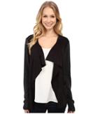 Mod-o-doc - Drape Front Cardigan With Sweater Knit