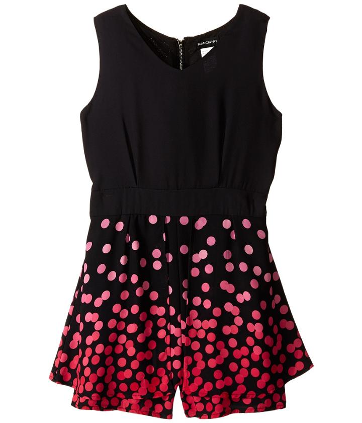 Marciano Kids - V-neck Border Printed Romper