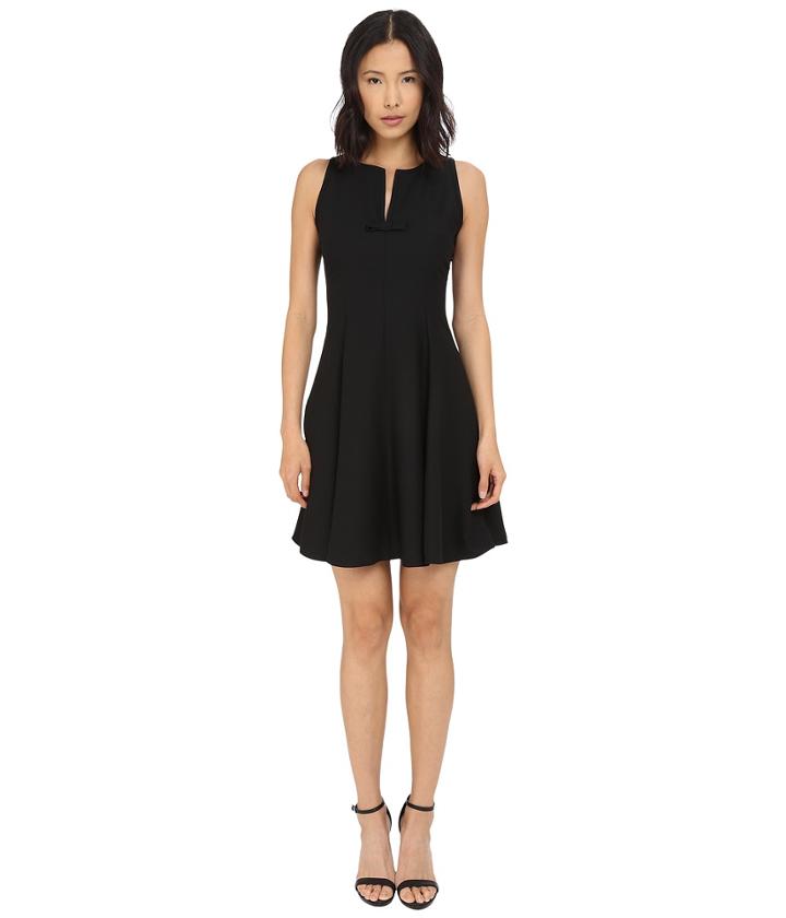 Kate Spade New York - Satin Crepe Fit And Flare Dress