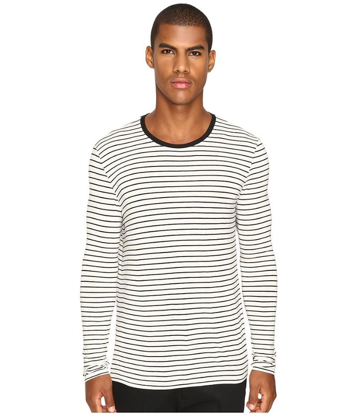 Atm Anthony Thomas Melillo - Long Sleeve Striped Viscose Tee
