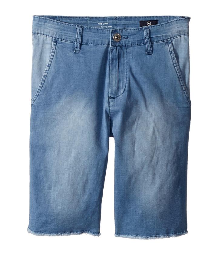Ag Adriano Goldschmied Kids - Washed Chambray Chino Shorts