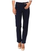 Fdj French Dressing Jeans - Petite Suzanne Straight Leg Love Denim In Indigo