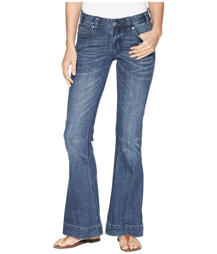 Rock And Roll Cowgirl - Trousers In Medium Vintage W8-6673