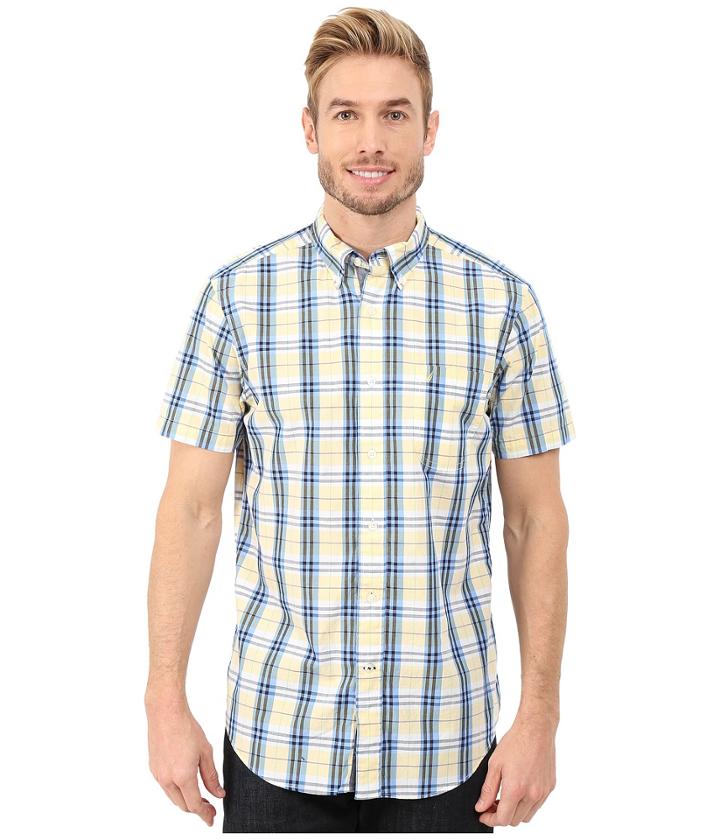 Nautica - Short Sleeve Medium Plaid