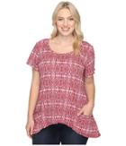 Fresh Produce - Plus Size Serengeti Twin Peaks Top