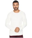 John Varvatos Star U.s.a. - Waffle Stitch Long Sleeve Drop Shoulder Crew Neck Sweater Y1231s4b