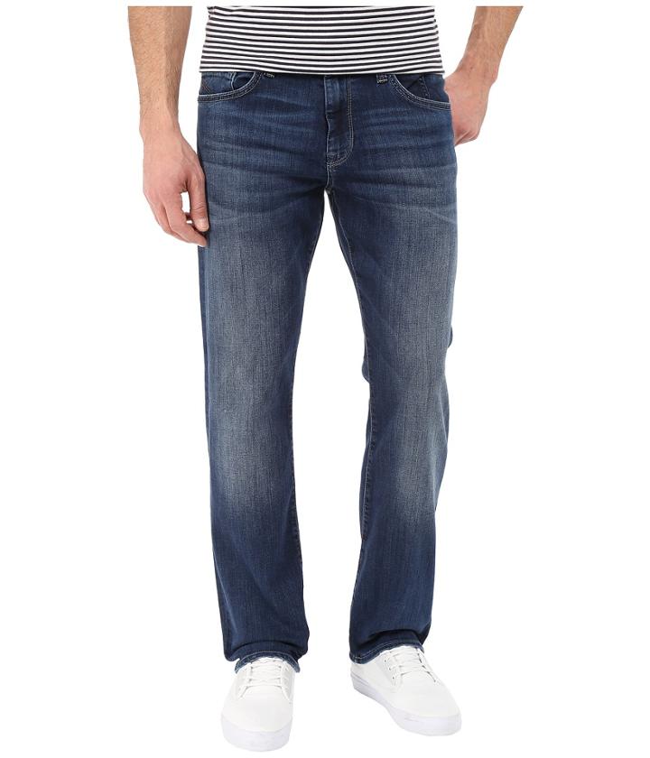 Mavi Jeans - Matt Mid-rise Relaxed Straight In Mid Indigo Cooper