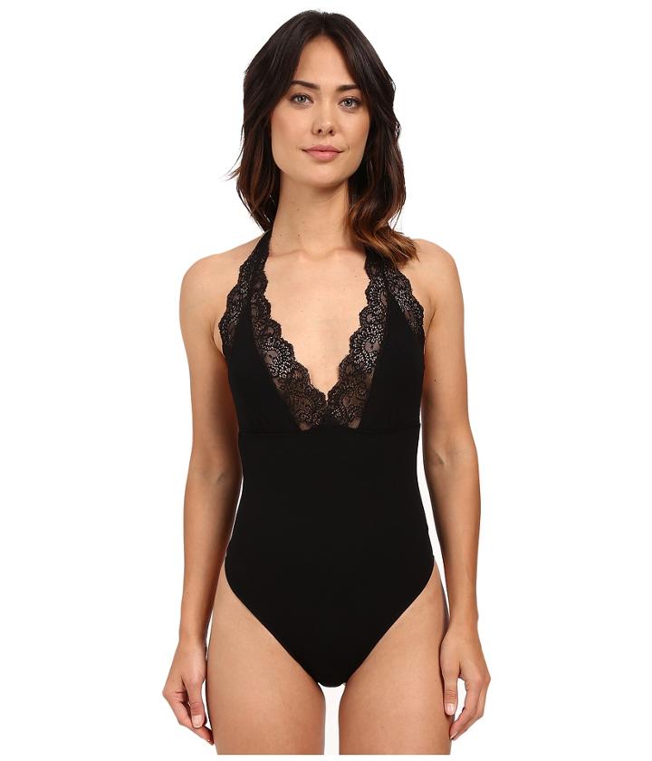 Only Hearts - So Fine With Lace Halter Bodysuit