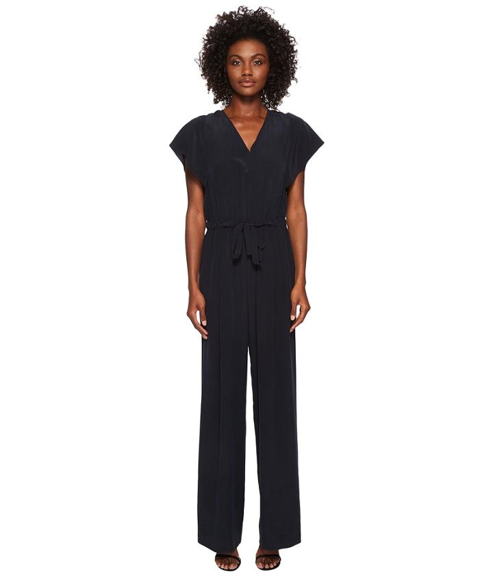Vince - Flutter Cap Sleeve Jumpsuit