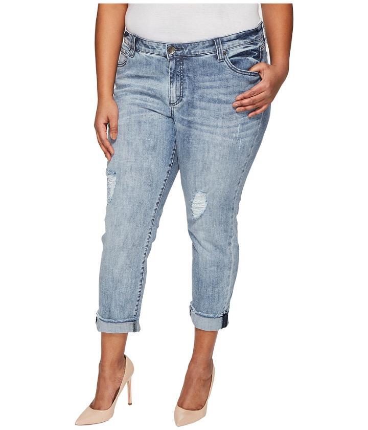 Kut From The Kloth - Plus Size Catherine Boyfriend In Heartiness/medium Base Wash