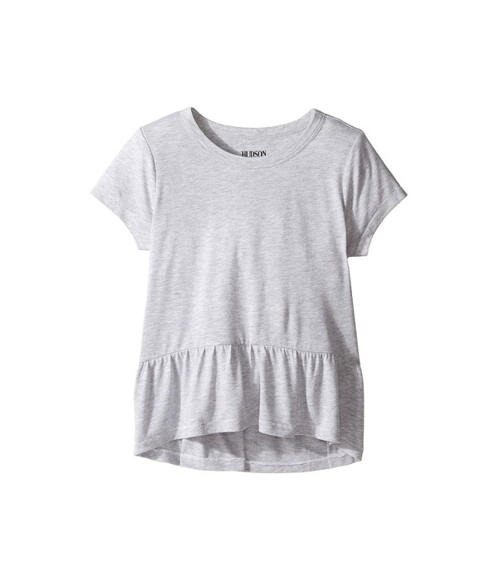 Hudson Kids - Heather Jersey Peplum Tee