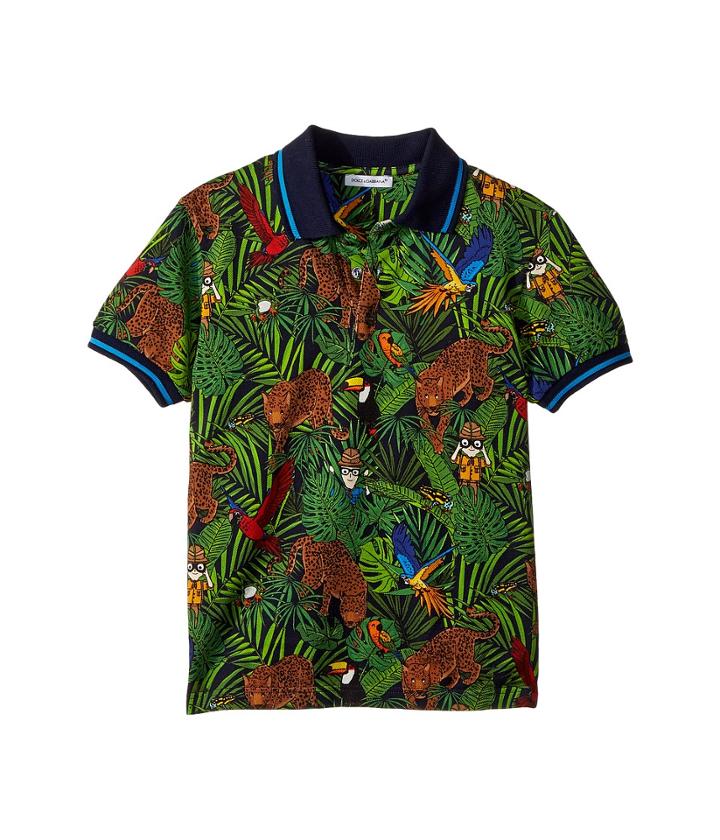 Dolce &amp; Gabbana Kids - Short Sleeve Polo Shirt