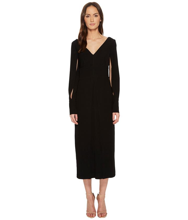 Yigal Azrouel - Polyester Double Satin Suiting Crepe Dress