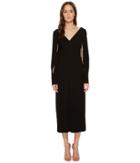 Yigal Azrouel - Polyester Double Satin Suiting Crepe Dress
