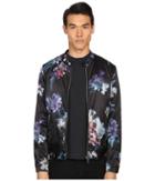 Just Cavalli - Tropical Ikat Print Nylon Bomber