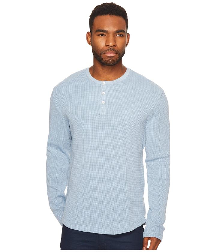 Original Penguin - Long Sleeve Heathered Waffle
