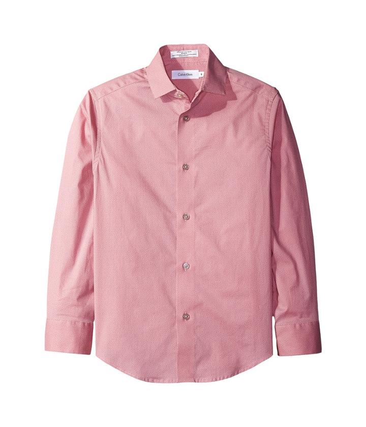 Calvin Klein Kids - Long Sleeve Geometric Shirt