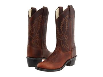 Old West Kids Boots - Round Toe Western Boot