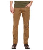 Paige - Normandie Slim Straight Leg Brushed Japanese Cotton In Dark Fawn