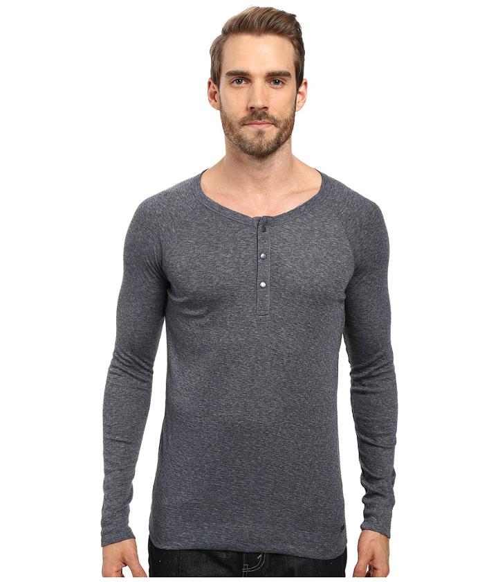 Boss Orange - Tambow Melange Rib Henley