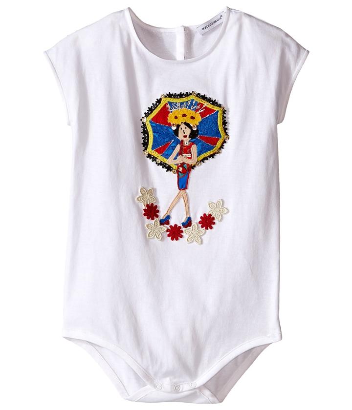 Dolce &amp; Gabbana Kids - Jersey Applique One Piece