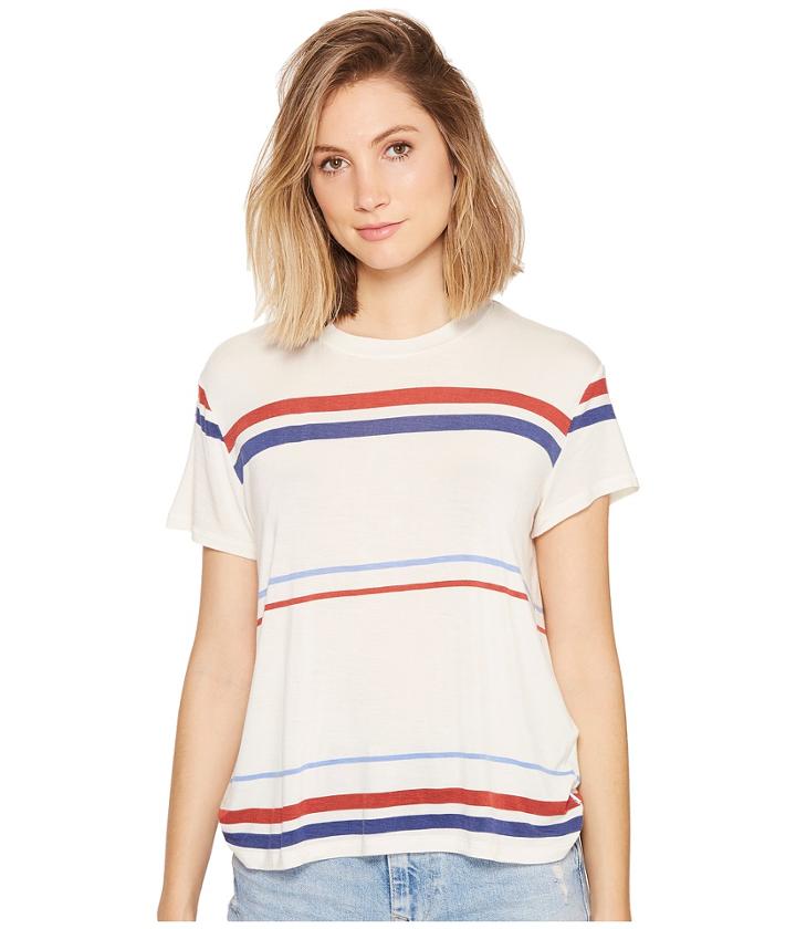 Rvca - Recess Striped Knit T-shirt