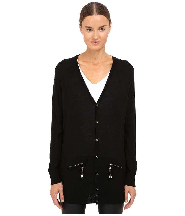 Dsquared2 - Long Sleeve Zip Pocket Cardigan