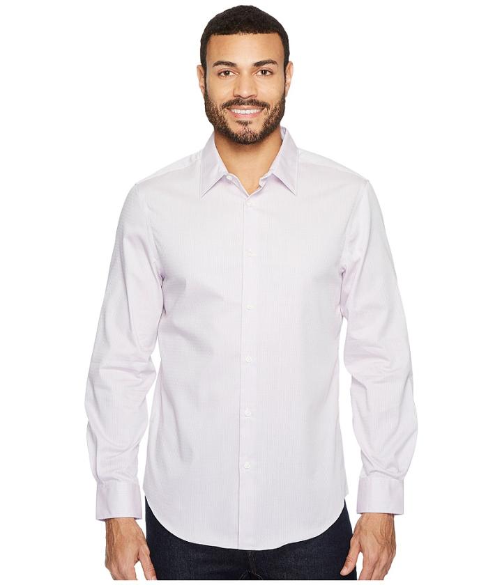 Perry Ellis - Subtle Zigzag Print Dress Shirt