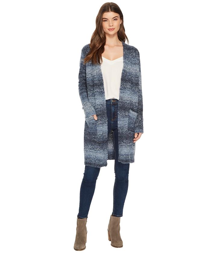 Tribal - Space Dye Boucle Long Sweater Cardigan