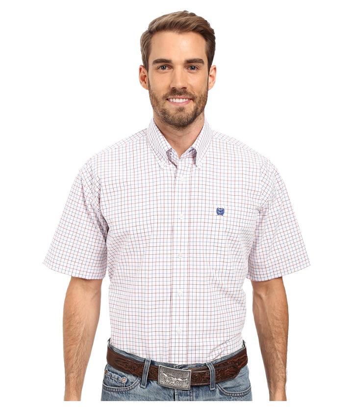 Cinch - Short Sleeve Plain Weave Print