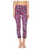 Kate Spade New York X Beyond Yoga - Lux Print Lunar Cut Out Capris