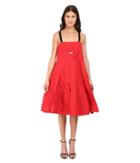 Vera Wang - Dress W/ Cami Neckline Voluminous Skirt