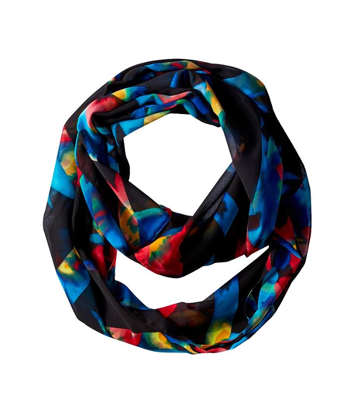 Calvin Klein - Floral Crosshatch Chiffon Infinity