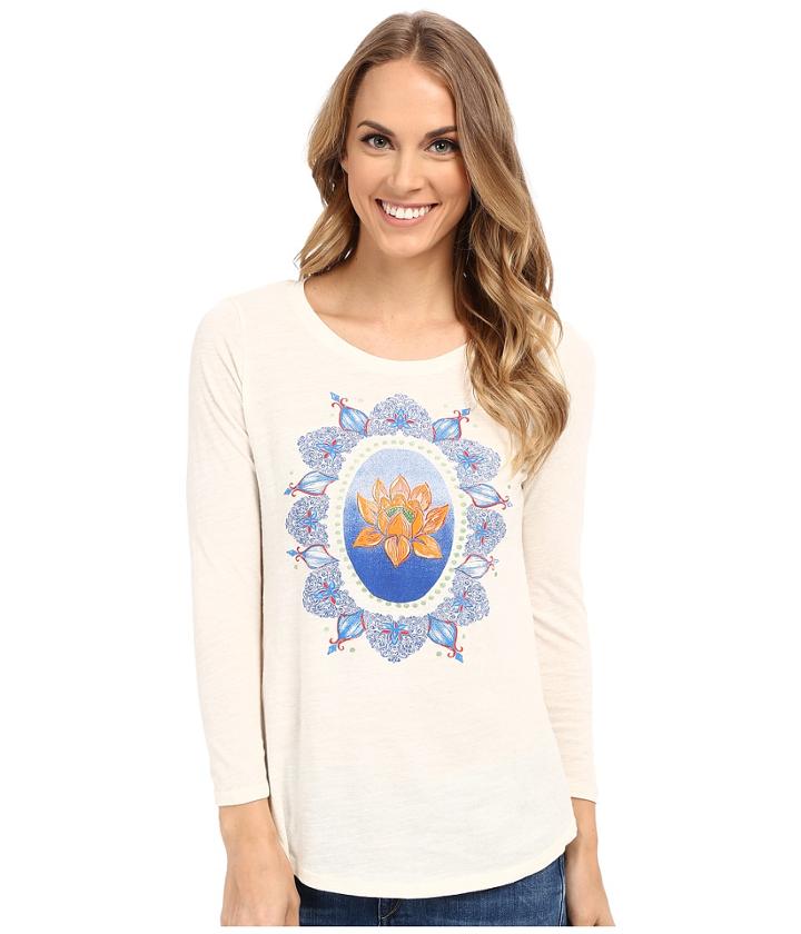 Lucky Brand - Multicolor Lotus Tee