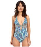 Trina Turk - Provence Paisley Cross-back One-piece
