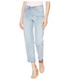 Nydj - Jenna Straight Ankle With Side Seam Embroidery In Clean Cloud Nine