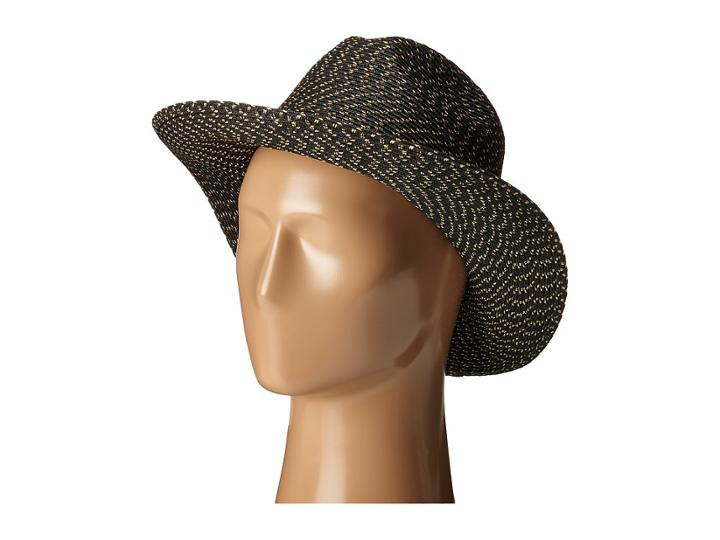 San Diego Hat Company - Ubm4449 Panama Fedora Hat With Metallic Yarns
